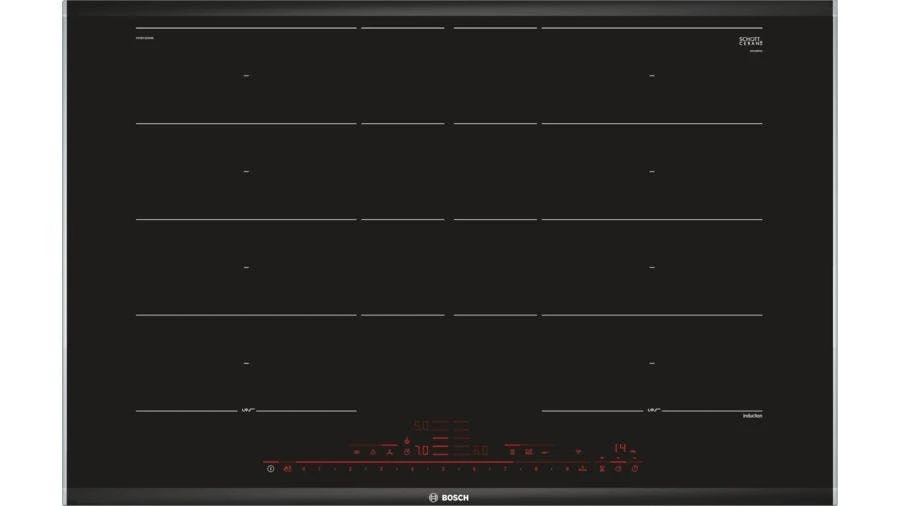 Bosch Serie 4 NXX675CB1E Kochfeld Schwarz, Edelstahl Integriert Zonen-Induktionskochfeld 4 Zone(n) 6 Bosch Serie 4 NXX675CB1E Kochfeld Schwarz, Edelstahl Integriert Zonen-Induktionskochfeld 4 Zone(n) – Bild 4
