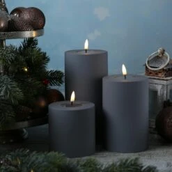 LED Kerze MIA Deluxe Für Außen 3D Flamme Flackernd H: 15cm D: 10cm Outdoor Grau 11 LED Kerze MIA Deluxe Für Außen 3D Flamme Flackernd H: 15cm D: 10cm Outdoor Grau -Küchenwelt Verkauf 03daf7b7 fdd1 4776 9aea 2b2f286644b3