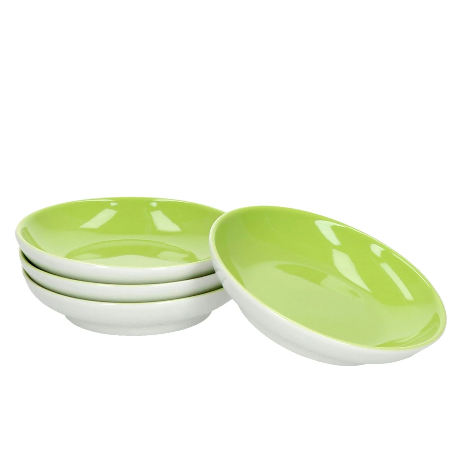 4er Set Schale 10cm Flach Grün Doppio - Ritzenhoff 64193 3 4er Set Schale 10cm Flach Grün Doppio - Ritzenhoff 64193