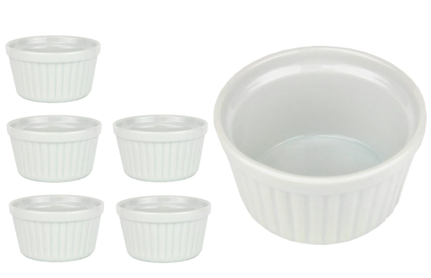 6er Set Ragoutförmchen Rund Ø 100 Mm Porzellan 3 6er Set Ragoutförmchen Rund Ø 100 Mm Porzellan