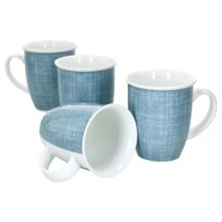 4er Set Kaffeebecher Relief Blau Julia 330ml Ritzenhoff & Breker - 404173 -Küchenwelt Verkauf 17d8b3cb 4140 4778 ad6e d45f33262c21