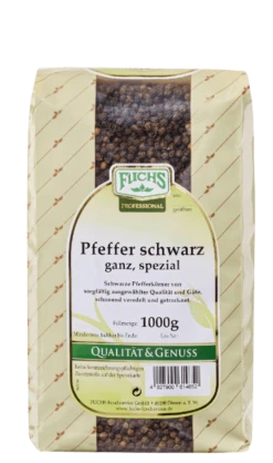 Fuchs Pfeffer Schwarz Ganz (500g) -Küchenwelt Verkauf 1d22a0b0 6187 41be ad26 c5cfd5e167a0