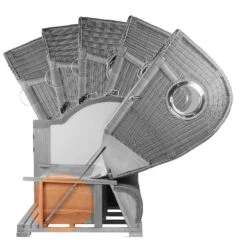 Strandkorb Komplettset - Bene Living - Schaalsee Mahagoni - PE Grau - Modell 534 - Inkl. Liftersystem -Küchenwelt Verkauf 3bee550c ba4b 4d2e aee8 7b9453cfe484