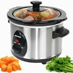 7,5 Liter Edelstahl Slow Cooker Mit Warmhaltefunktion -Küchenwelt Verkauf 3f4abf37 55a5 4301 9857 2487391b4fbe