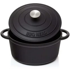 BBQ-Nerd© 6er Set Mini Dutch Oven | Kleiner Gusseisentopf Mit Deckel 11x5cm Für Grill, Feuerstelle, Backofen, Herd ǀ Serviertöpfe Kochtopf Schmortopf -Küchenwelt Verkauf 43b22605 5e89 4126 bde1 307b8b7e6cfb