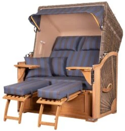 Strandkorb Komplettset - Bene Living - Schaalsee Mahagoni - PE Grau - Modell 582 - Inkl. Liftersystem -Küchenwelt Verkauf 44b83f3c e2ee 4b97 8891 9cedbfb375de