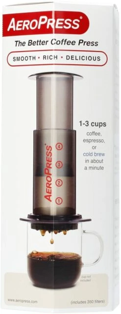 AeroPress Go Coffee Maker Kaffeebereiter, Inkl. 350 Filtern -Küchenwelt Verkauf 46a3a13c 0730 48ee b748 b84c3e27547f 1