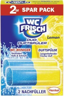 WC FRISCH Duo-Duftspüler 10er Pack Lemon WC Reiniger & WC-Duftstein 10x1 Stück -Küchenwelt Verkauf 4a91e142 fc2d 471b a7d8 293a5f9c2366