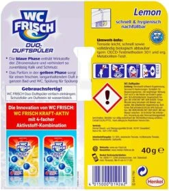 WC Frisch Duo-Duftspüler Lemon 4er Pack WC-Duftstein 4x1 Stück WC Reiniger -Küchenwelt Verkauf 56284b4f 91fd 401f bebc deda92656b06