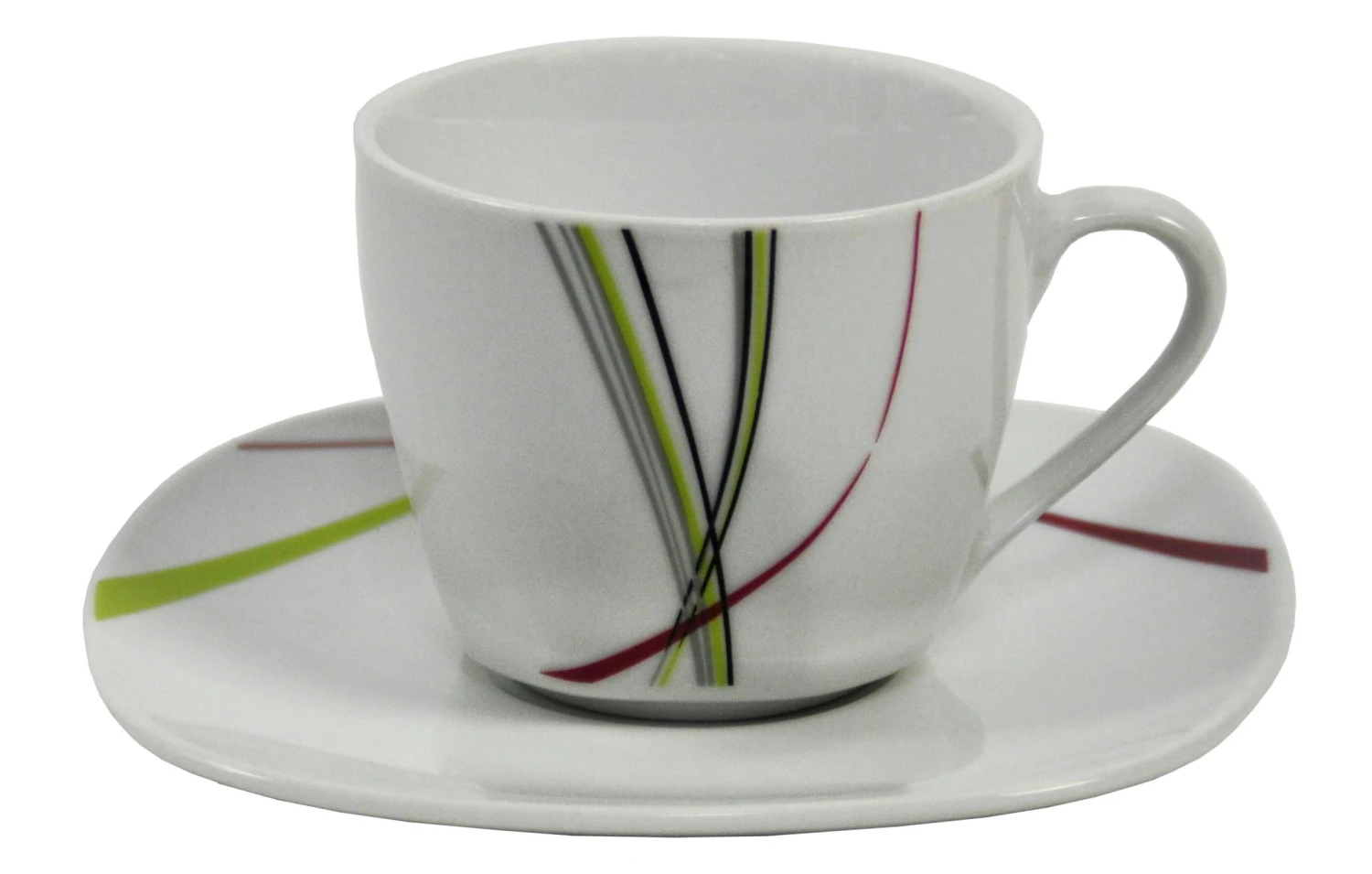 Kaffeetasse 20cl Mit Untertasse 14,5cm Fashion 3 Kaffeetasse 20cl Mit Untertasse 14,5cm Fashion