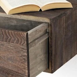 Wandregal HWC-C55, Schubladen-Regal, Shabby-Look Vintage, 21x46x30cm ~ Braun -Küchenwelt Verkauf 60f8ce88 d28b 451b 86b8 20211e460059