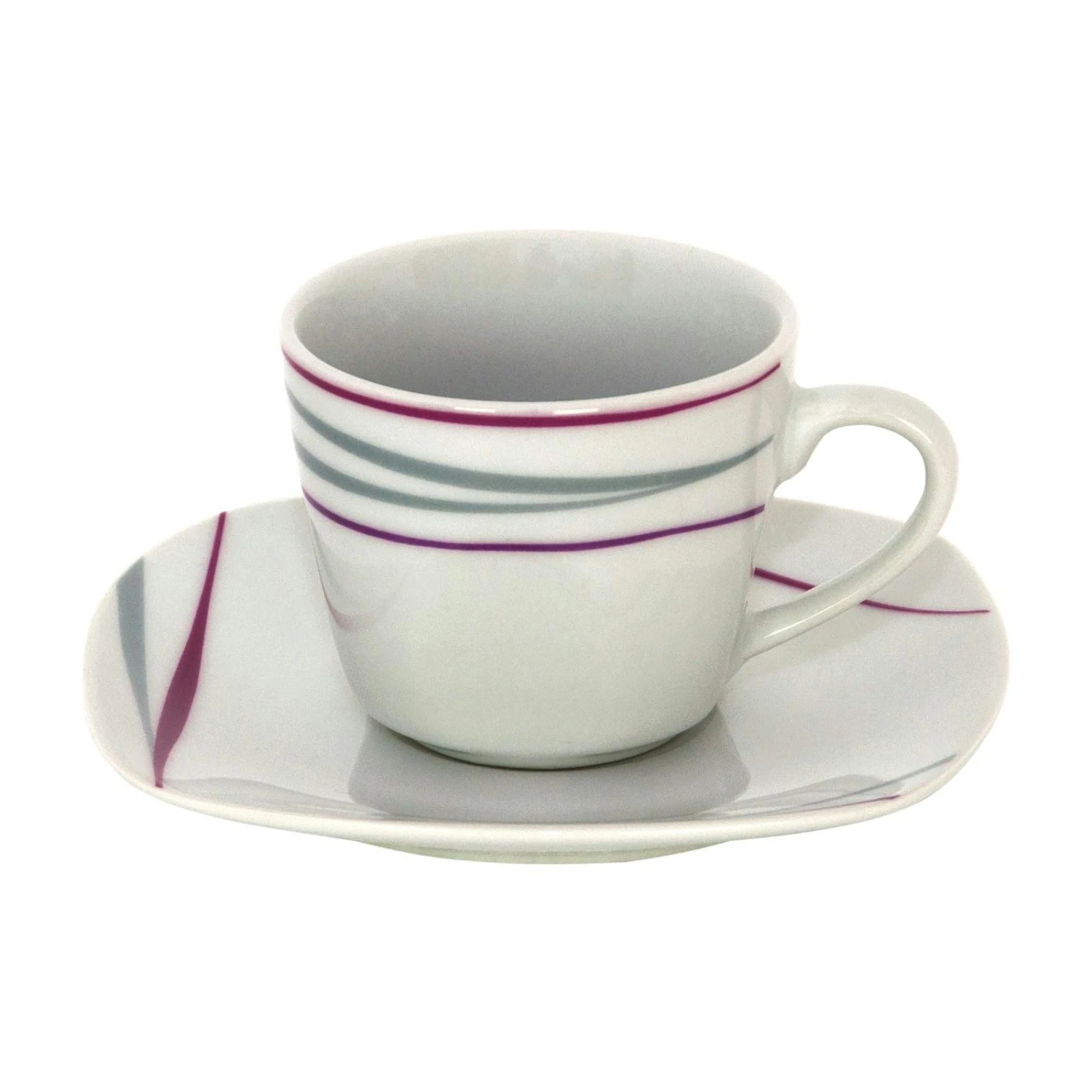 Kaffeetasse 20cl Mit Untertasse 14,5cm Fashion 5 Kaffeetasse 20cl Mit Untertasse 14,5cm Fashion – Bild 3