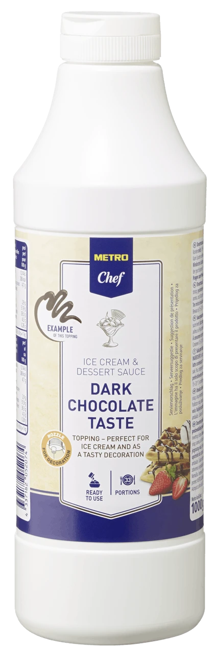 Culinaria Schokoladen Sauce 1,8 % Fett (1 Kg) 6 Culinaria Schokoladen Sauce 1,8 % Fett (1 Kg) – Bild 4