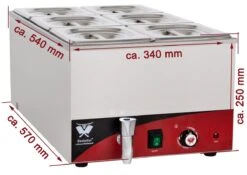 Beeketal Speisenwärmer Wasserbad Bain Marie BBM-6 10 Beeketal Speisenwärmer Wasserbad Bain Marie BBM-6 -Küchenwelt Verkauf 689cd3f0 fbc8 4061 ae92 b6f6f1cfcf19