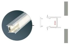 Paulmann LED Strip Einbauprofil Deep 2m Alu Eloxiert#Satin 70861 -Küchenwelt Verkauf 69d4ed19 7daa 449d ab44 c0d17c775b79
