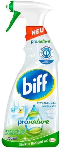 Biff Pro Nature Badreiniger Bad Reiniger Badezimmer Sprühflasche 2x750 Ml -Küchenwelt Verkauf 6fe8517c 87c6 402a b204 630f2ea75b8f