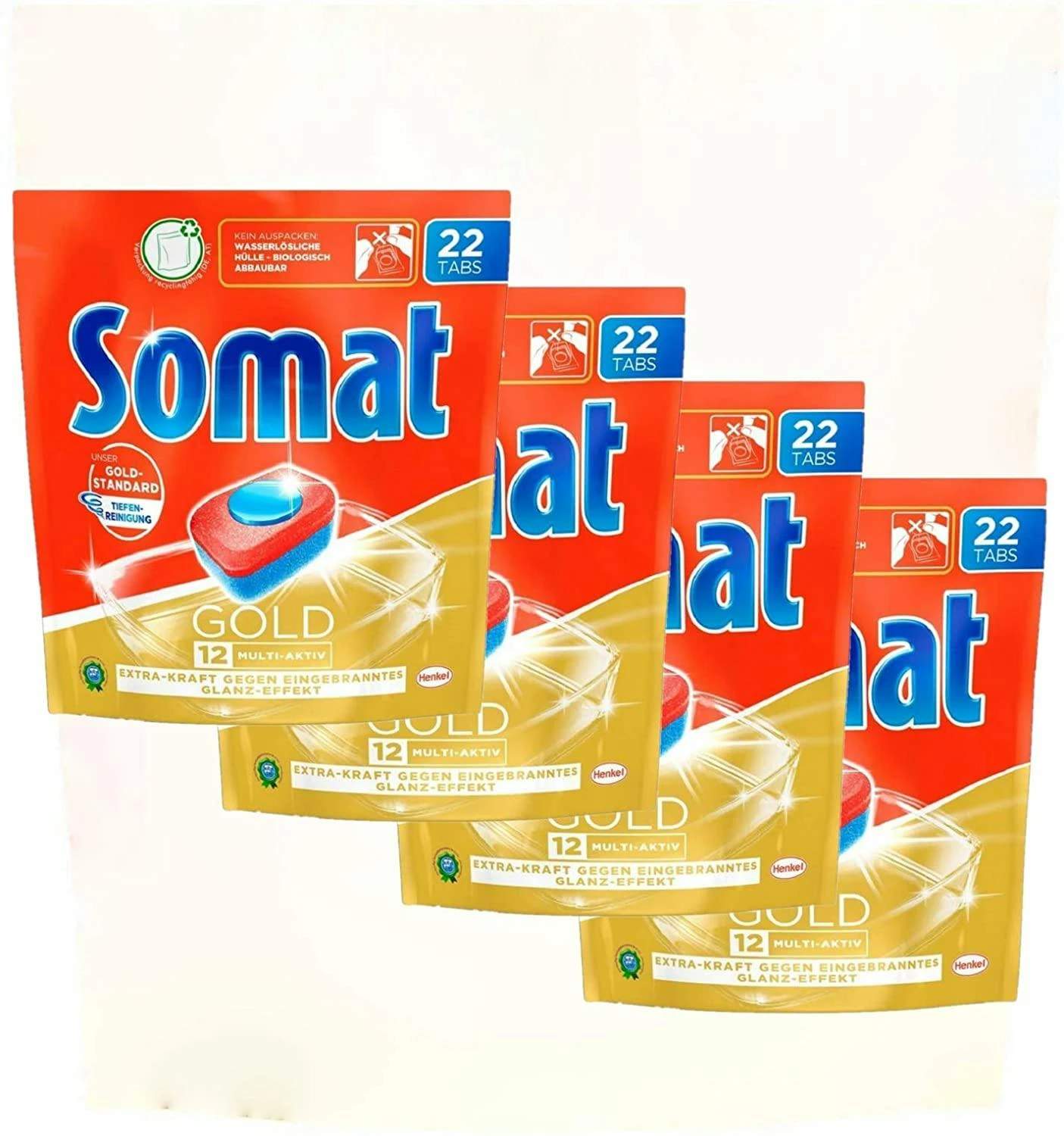 Somat 12 Gold Multiaktiv Spülmaschinentabs 4x22 Tabs Geschirrspültabs Reinigung 3 Somat 12 Gold Multiaktiv Spülmaschinentabs 4x22 Tabs Geschirrspültabs Reinigung