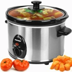 7,5 Liter Edelstahl Slow Cooker Mit Warmhaltefunktion -Küchenwelt Verkauf 7a48c80d 3555 4e05 aacd 1033b4f006a3