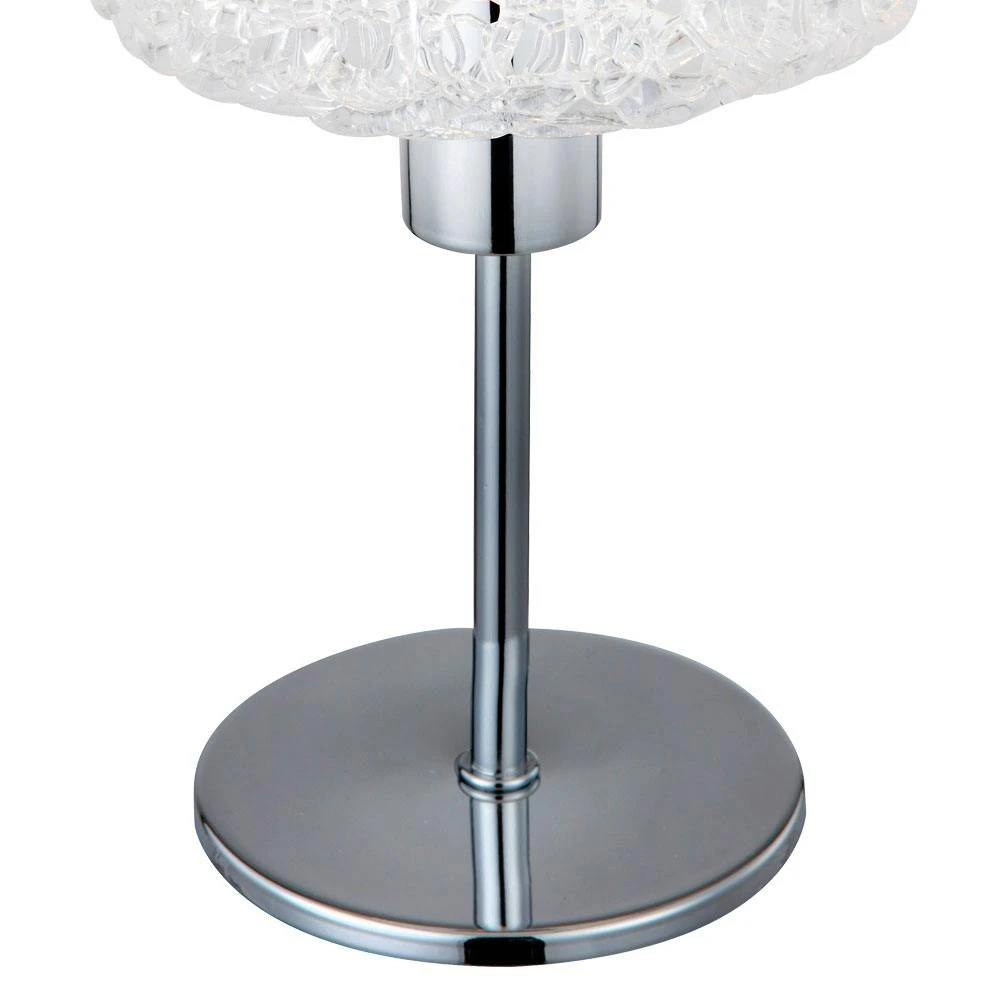 Nacht Tisch Leuchte Geflecht Beistell Lese Wohn Zimmer Beleuchtung Chrom Lampe Globo 24696 9 Nacht Tisch Leuchte Geflecht Beistell Lese Wohn Zimmer Beleuchtung Chrom Lampe Globo 24696 – Bild 7