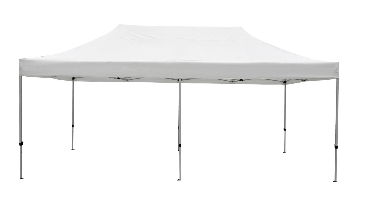 VidaXL Pavillon 300 X 290 Cm Weiß Rund 9 VidaXL Pavillon 300 X 290 Cm Weiß Rund – Bild 7