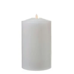 LED Windlicht Kerze Im Glas Echtwachs Flackernde 3D Flamme Timer H: 10cm Orange -Küchenwelt Verkauf 8c230ae1 2767 40dc b391 afb3ffba3ea3