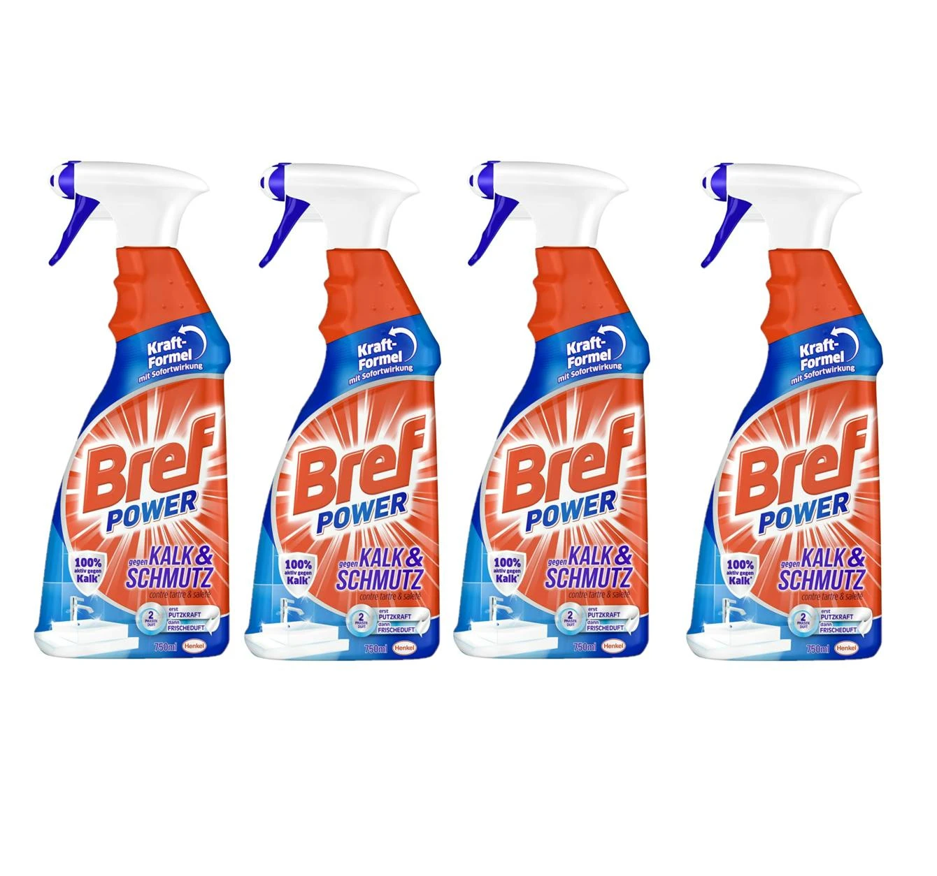 Bref Power Gegen Fett & Eingebranntes 4er Pack Fettlöser 4x750 Ml Sprühflasche 7 Bref Power Gegen Fett & Eingebranntes 4er Pack Fettlöser 4x750 Ml Sprühflasche – Bild 5