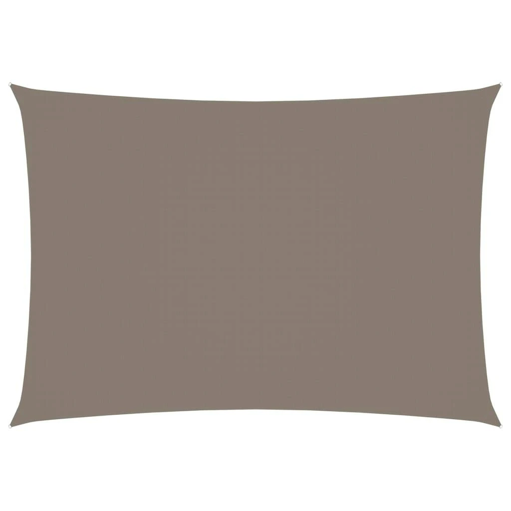 VidaXL Sonnensegel Oxford-Gewebe Rechteckig 3x4 M Taupe 3 VidaXL Sonnensegel Oxford-Gewebe Rechteckig 3x4 M Taupe