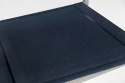 METRO Professional Stuhl, Edelstahl / Textilehne / FSC Teakholz, 55 X 56 X 85 Cm, Mit Armlehnen, Stapelbar, Schwarz -Küchenwelt Verkauf 9b7f1f02 682a 44d4 b057 67382c55cf2a