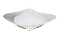 Kombiservice Moonlight 30tlg. - Weiß Mit Farbigem Gittermuster-Dekor Und Geschwungenen Kanten - Für 6 Personen -Küchenwelt Verkauf 9c3a47be b1ea 49a2 ac0c b099a53b2265