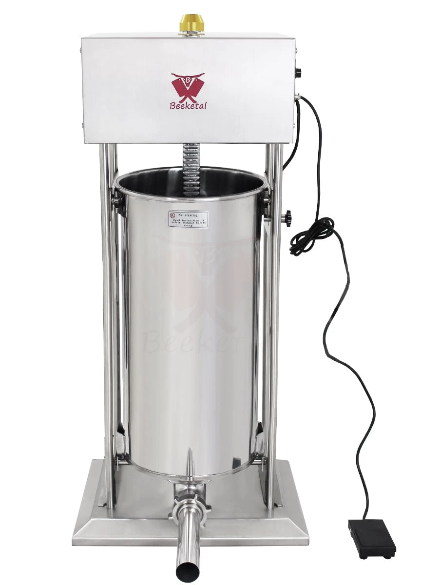 Beeketal Edelstahl Wurstfüller Elektrisch BT30-E 3 Beeketal Edelstahl Wurstfüller Elektrisch BT30-E