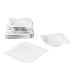 Kombiservice Harmony 30-teilig Eckig Porzellan Für 6 Personen Weiß Geschwungene Kanten 12 Kombiservice Harmony 30-teilig Eckig Porzellan Für 6 Personen Weiß Geschwungene Kanten -Küchenwelt Verkauf a0326833 6a02 4f48 adf3 77df4e2c1af8