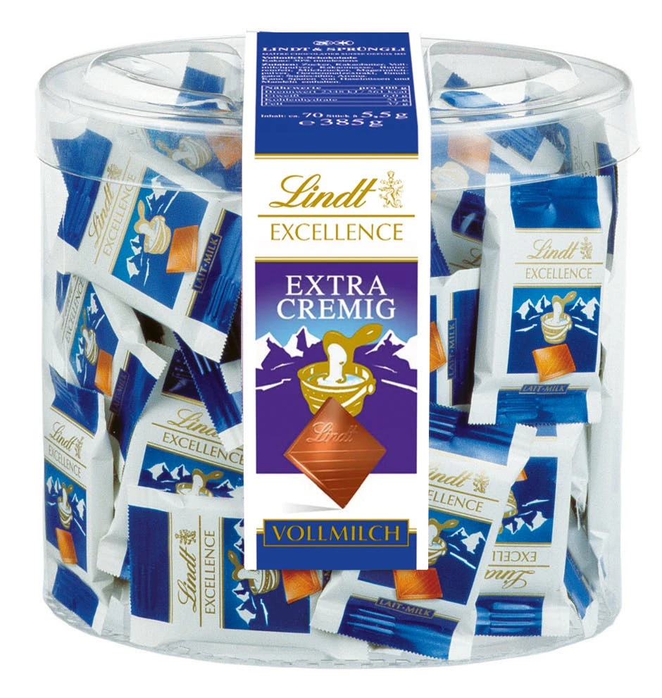 Lindt Excellence 70% Mini 70 Täfelchen X 5,5 G (385 G) 4 Lindt Excellence 70% Mini 70 Täfelchen X 5,5 G (385 G) – Bild 2