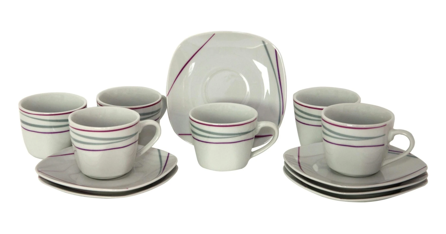 Kaffeetasse 20cl Mit Untertasse 14,5cm Fashion 7 Kaffeetasse 20cl Mit Untertasse 14,5cm Fashion – Bild 5