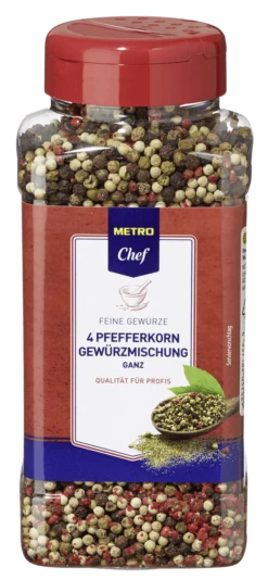METRO Chef 4 Pfeffer Gewürzmischung Ganz (150 G) -Küchenwelt Verkauf b23d852b 719e 4a2b bb47 8c496125a688