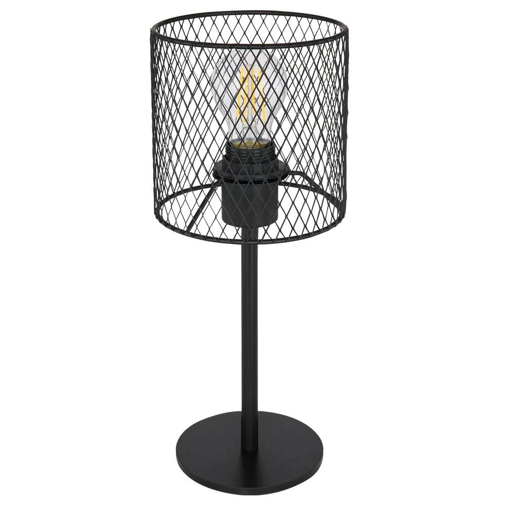 Nacht Tisch Leuchte Geflecht Beistell Lese Wohn Zimmer Beleuchtung Chrom Lampe Globo 24696 5 Nacht Tisch Leuchte Geflecht Beistell Lese Wohn Zimmer Beleuchtung Chrom Lampe Globo 24696 – Bild 3