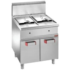 Gastro Gas-Fritteuse Zwei Becken Tischgerät Fritteuse Je 8 L Kapazität -Küchenwelt Verkauf c04adaae 8115 436a 989c b744194758f3