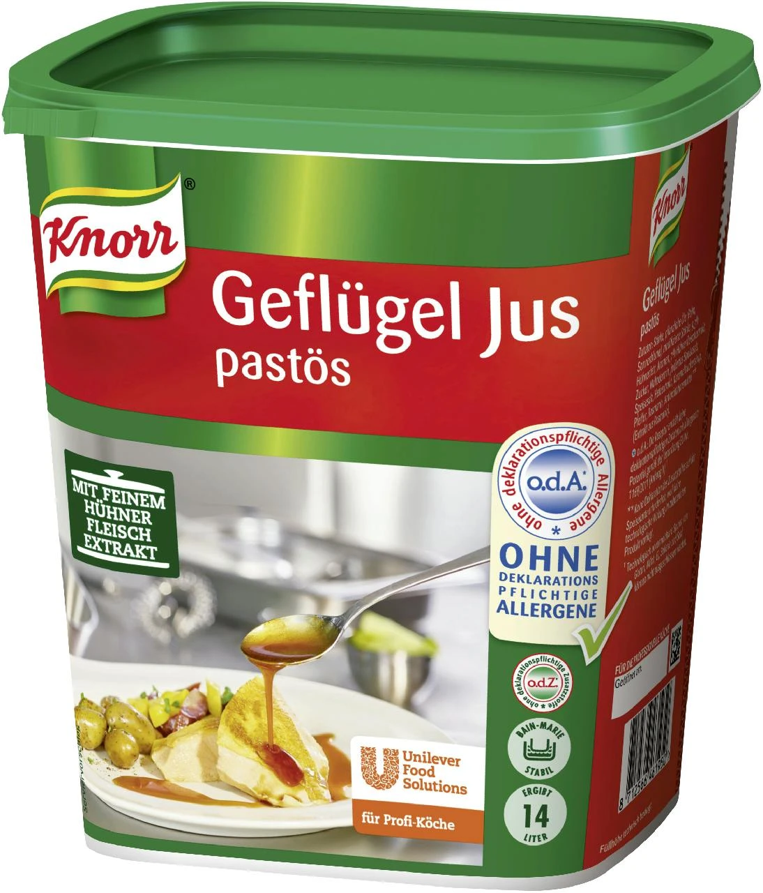 Knorr Geflügeljus Pastös (1,3 Kg) 3 Knorr Geflügeljus Pastös (1,3 Kg)