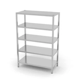 Edelstahl Gastro-Lagerregal Mit 5 Verstellbaren (perforierten) Ablagefächern | AISI 430 Qualität | HxBxT 180x140x40 13 Edelstahl Gastro-Lagerregal Mit 5 Verstellbaren (perforierten) Ablagefächern | AISI 430 Qualität | HxBxT 180x140x40 -Küchenwelt Verkauf c93f83b5 aadc 4a7d 9de7 2e37b61cdaf0