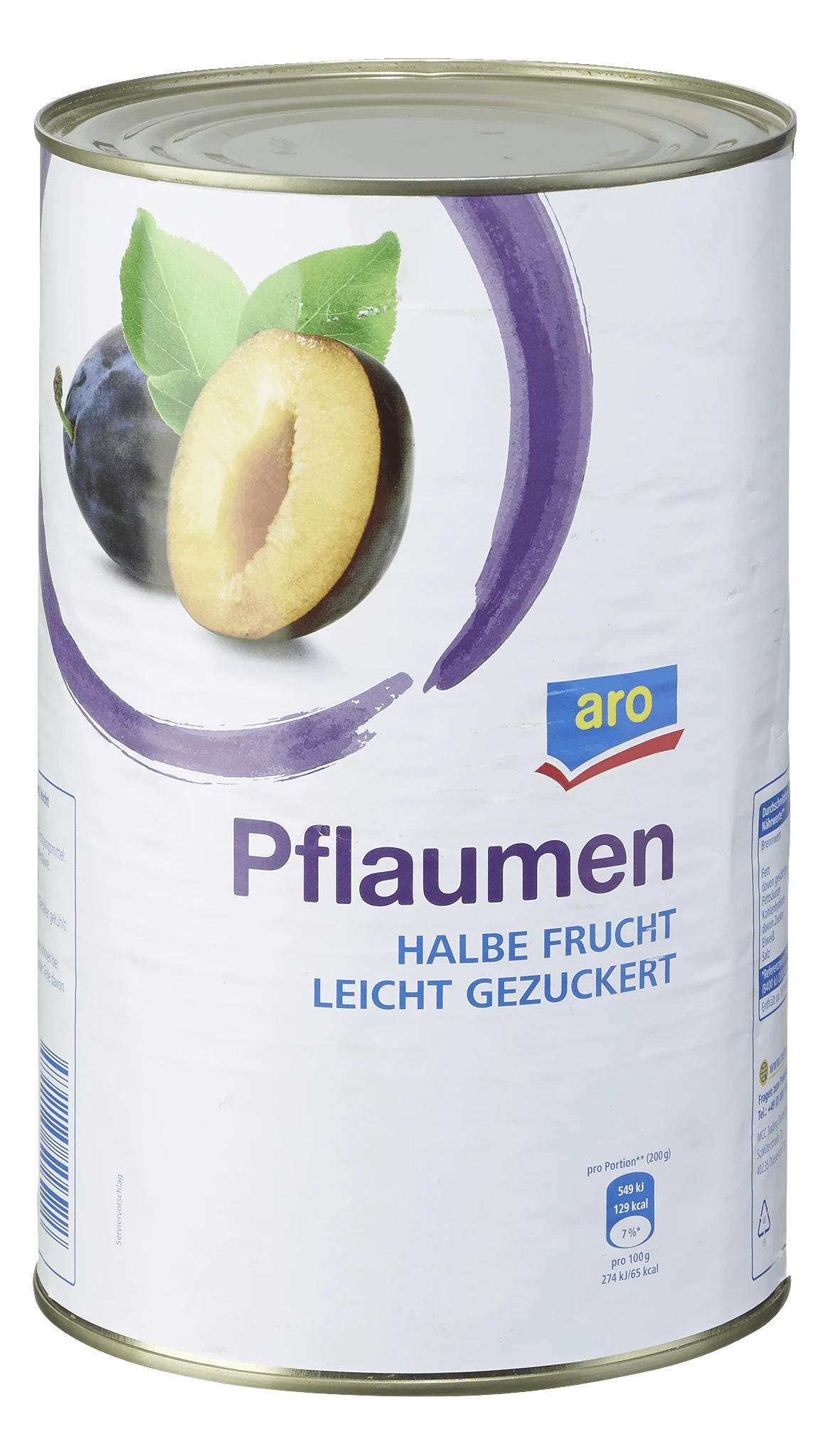 Aro Pflaumen Halbe Frucht (720 Ml) 5 Aro Pflaumen Halbe Frucht (720 Ml) – Bild 3