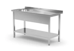 Edelstahl Gastro-Spültisch Mit Ablagefach & 3 Schubladen (Becken Links) | AISI 430 Qualität | HxBxT 85x160x60 13 Edelstahl Gastro-Spültisch Mit Ablagefach & 3 Schubladen (Becken Links) | AISI 430 Qualität | HxBxT 85x160x60 -Küchenwelt Verkauf d2f38443 abd8 4bf8 87db f41f0957cdec