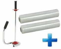 Sparset 2 Rollen Handstretchfolie Handwickelfolie Schwarz Mit Abroller DE LUXE -Küchenwelt Verkauf d3287ca0 a8e9 4120 adce 82404bc72a28