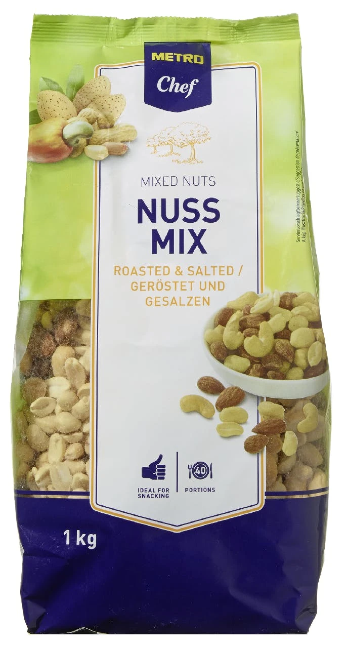 Metro Chef Nüsse Studentenfutter Mit Schoko (1 Kg) 5 Metro Chef Nüsse Studentenfutter Mit Schoko (1 Kg) – Bild 3