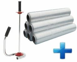 Sparset 2 Rollen Handstretchfolie Handwickelfolie Schwarz Mit Abroller DE LUXE -Küchenwelt Verkauf e1ba7117 3fa4 4d0f b5e5 a35525c60ffb