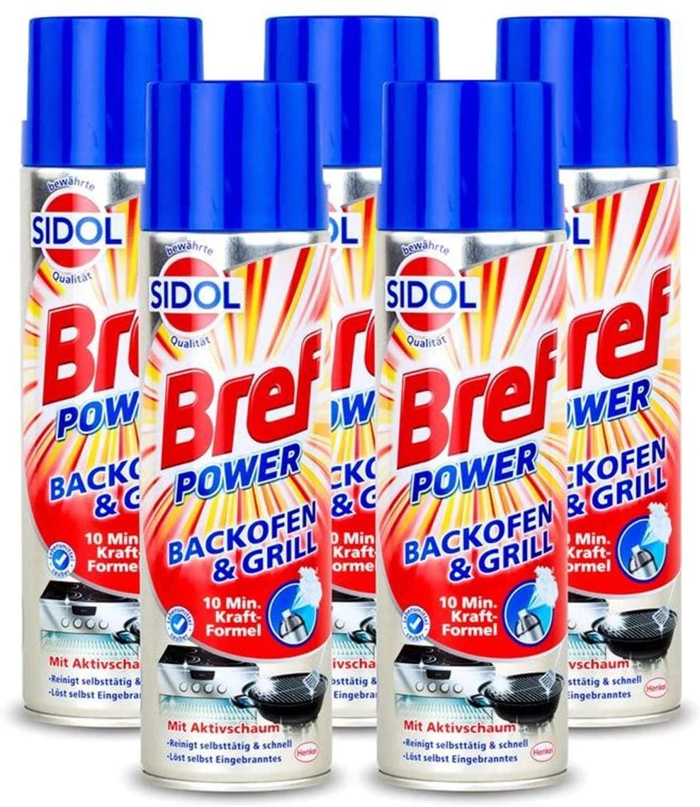 Bref Power Ceran & Stahl 6er Pack Edelstahl Reinigung 6x500 Ml Reinigungsmittel 7 Bref Power Ceran & Stahl 6er Pack Edelstahl Reinigung 6x500 Ml Reinigungsmittel – Bild 5