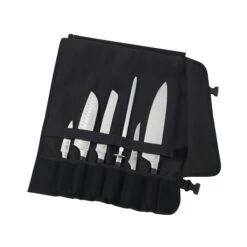 METRO Professional Messer Set 6-tlg., Ink. Tasche Und Messerschärfer, Edelstahl/ Polyester, 44 X 87.5 X 1 Cm, Schwarz -Küchenwelt Verkauf ec19de7b 8392 498b b46e 8fe1e549440d 1