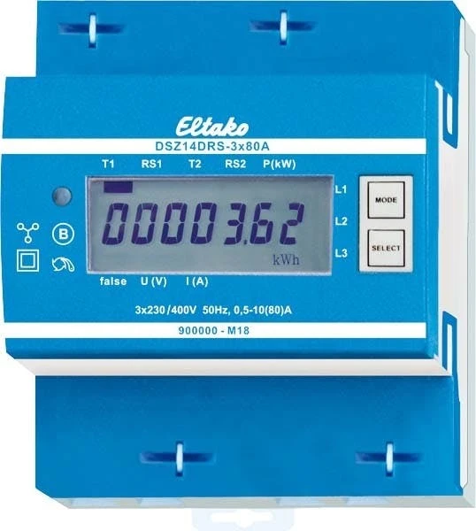 Eltako Drehstromzähler DSZ15DE-3x80A 28380615 5 Eltako Drehstromzähler DSZ15DE-3x80A 28380615 – Bild 3